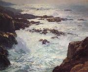 William Ritschel Our Dream Coast of Monterey,aka Glorious Pacific,n.d. oil painting